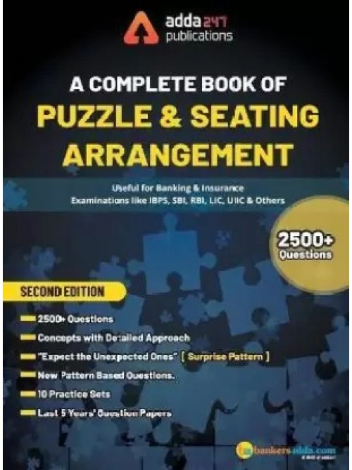 A Complete Book of Puzzle & Seating Arrangement at Ashirwad Publication